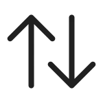 Arrow Sort SVG Icon